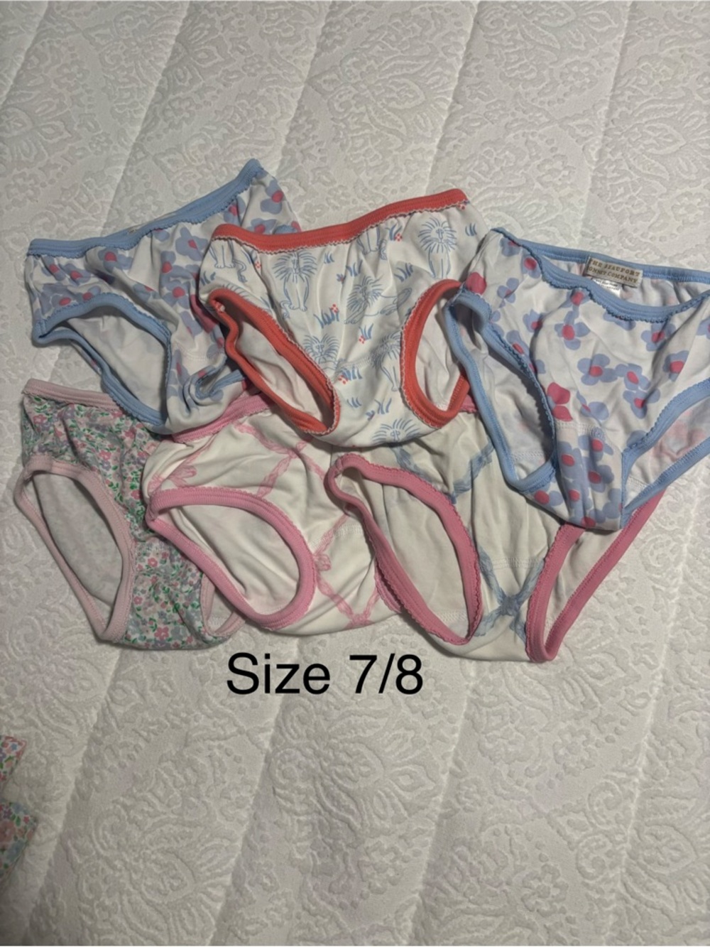The Beaufort Bonnet Company Girls' Briefs Pack - Pink, Blue, White